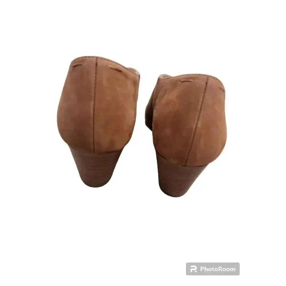 Eileen Fisher Fig Nubuck Open Size Shoes Cognac Brown Size 8 - Picture 4 of 7